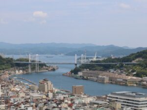 尾道水道　昼の景色