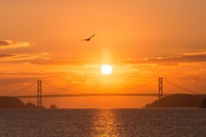 しまなみ海道 夕日